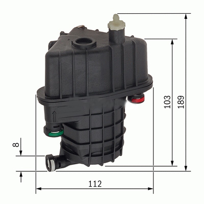 HAP F0537 Yakit Filtresi Renault Clio Iii 1.5dci 05  Modus 1.5dci04