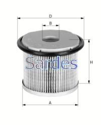 SARDES SF165 Yakit Filtresi Clio Ii-Kangoo-Laguna I-Megane I-Scenic I-Ii -Trafic 1.9dti