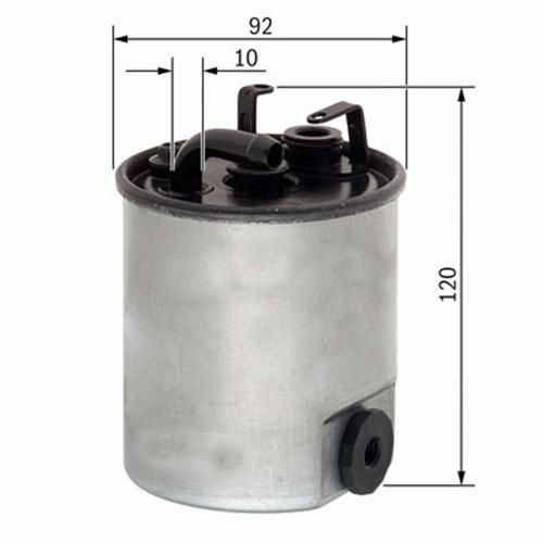 SARDES SF150 Yakit Filtresi Mercedes Om611 Om668 W168 W414 W638 B901>B904