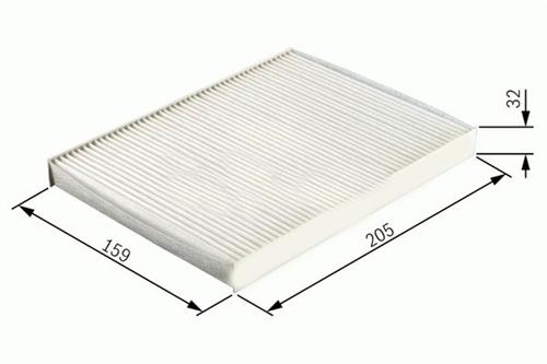 SARDES SCA725-2 Polen Filtresi P207 1.4-1.4hdi-1.6hdi-1.4 16v-1.6 16v 06> C3 Ii 1.4-1.4hdi-1.6hdi 09> Karbonlu