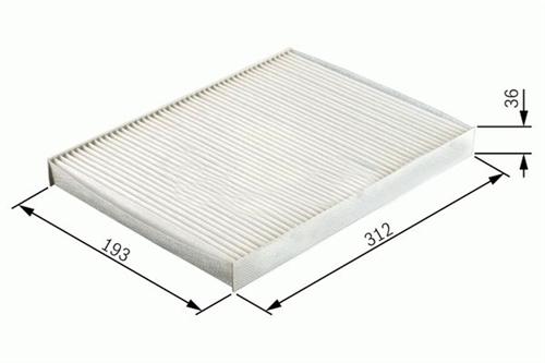 SARDES SC522 Polen Filtresi A6 Cu3192