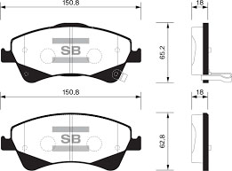 SANGSIN SP1580 Ön Fren Balata Toyota Avensis 1.6l 1zr-Fae Zrt270 Benzinli 09-> 1.8l 2zrfae Zrt271 09-> 2.0l Adt270 Azt270 09-> / Verso 1.6l 1zrfae Zgr20 09 ->