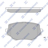 SANGSIN SP1535 Ön Fren Balata Suzuki Grand Vitara 2.0l J20a Sq420 5 Kapı 98-05 / Vitara 2.0l H20a Sv620 V6 94-98