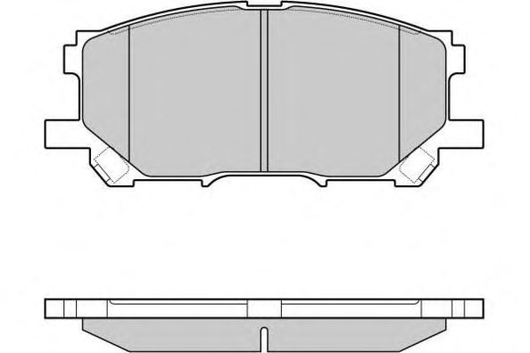SANGSIN SP1456 Balata Ön Disk Lexus Rx 03-08 Toyota Harrier 03-08 Gdb3338