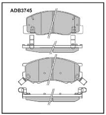 SANGSIN SP1433 Balata Ön Disk Toyota Previa 96-00 Gdb3157