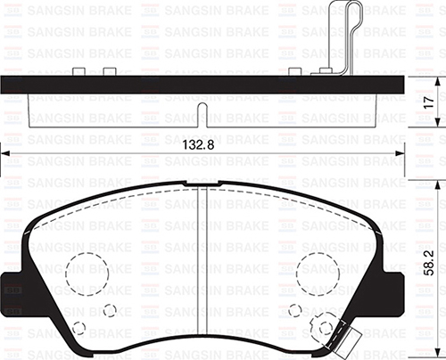 SANGSIN SP1399 Ön Fren Balata Hyundai Accent Blue 1.4l 1.6l Benzinli 10-> 1.6l Crdi Dizel 10-> / Elantra 1.6l D4fb G4fg 6 Vites 16-> / Kia Rio 1.4l D4fc 11->