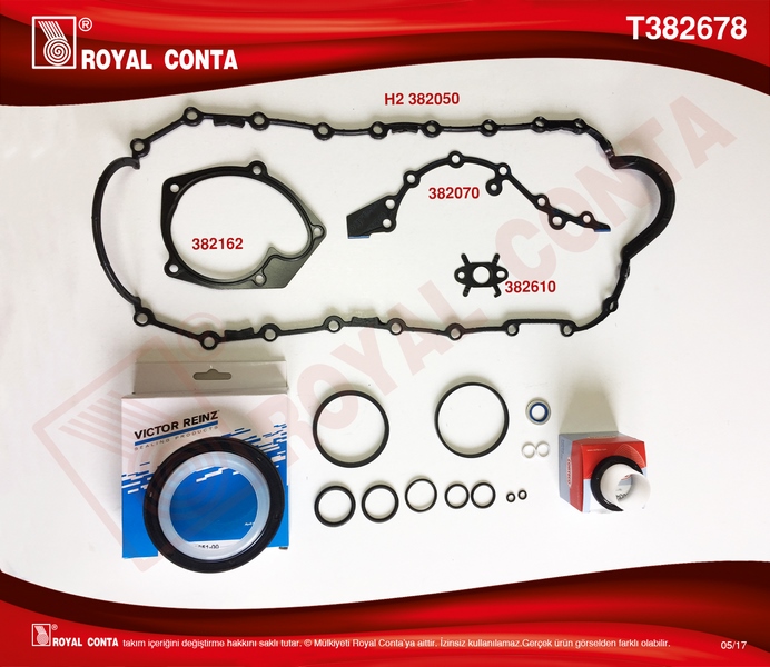 ROYAL T382678 Alt Takim Conta Clio-Mgn-Kng 1.5 Dci K9k
