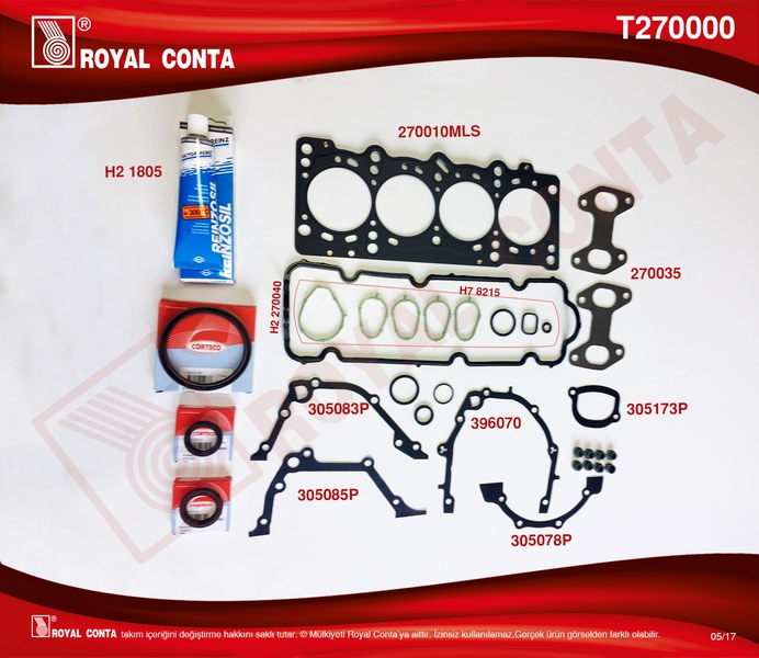 OTOCONTA 42428103 Palio - Doblo 1.2 8v Ust Takim Conta Keceli Celik Skc Li