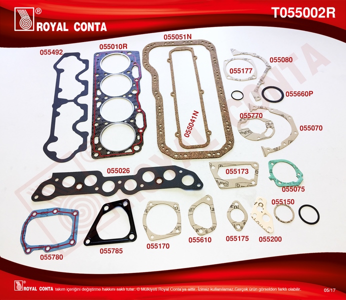 ROYAL T055002R Takim Conta Tmpr 1600