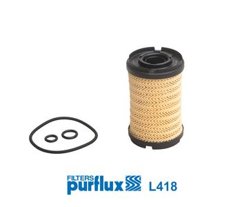 PURFLUX L418 Yağ Filtresi Caddy Iii-Golf Vi-Jetta Iii-Iv-Passat-Polo-Tiguan-Touran-T5-Octavia-Leon-Ibiza-A1-A3-A4