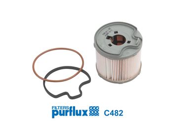 PURFLUX C482 Yakit Filtresi Partner-Berlingo-C5-Jumpy-Xsara-Scudo-P206-P307-P406-P607-P806-Expert 2.0hdi