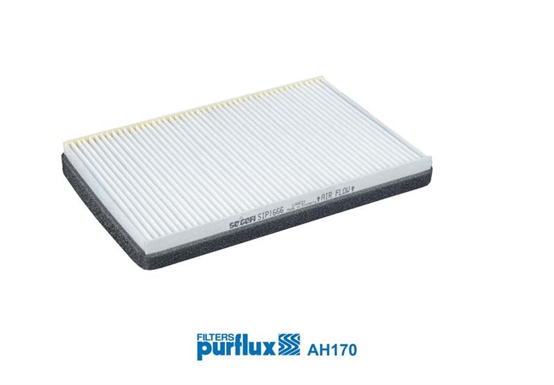 PURFLUX AH170 Polen Filtresi Dikdörtgen Astra G 98-04 - Astra H 04-14 -Zafira A 98-10 1.4-1.6-1.8-2.0t-16v