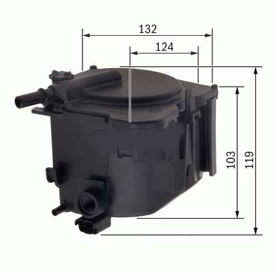 MANN WK 939/2 Z Yakit Filtresi  206/207/307/308/Partner/S40/V50/Focus
