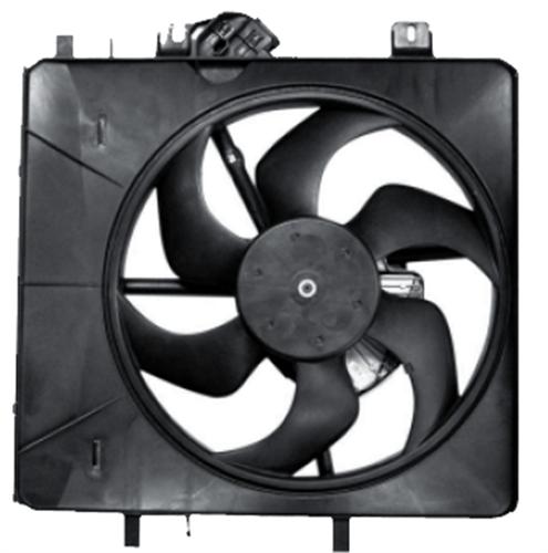 25-3307 Fan Motoru Su Radyatoru Davlumbazli Tekli Fanli Peugeot 207 (Wa,Wc) 1.4i M-T 2006-2012