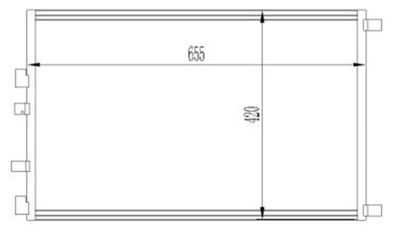 ORIS CRN787016 Klima Kondenseri Mgn Ii 1.9-2.0 Dci 02 > Scenic Ii 2.0 Dci 03 > Oto.-Mek.