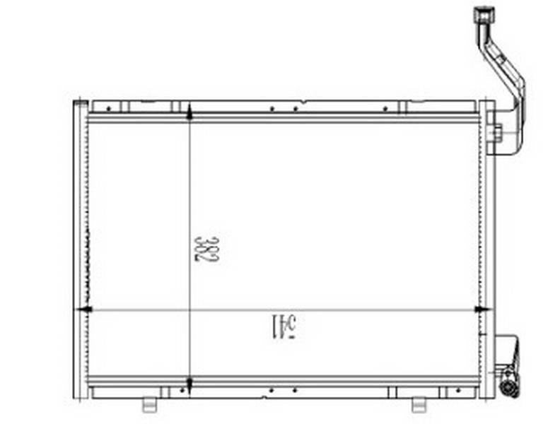 ORIS CFR754016 Klima Kondenseri Ford Fiesta Vi 1.6tdci 08 > Oto.-Mek.