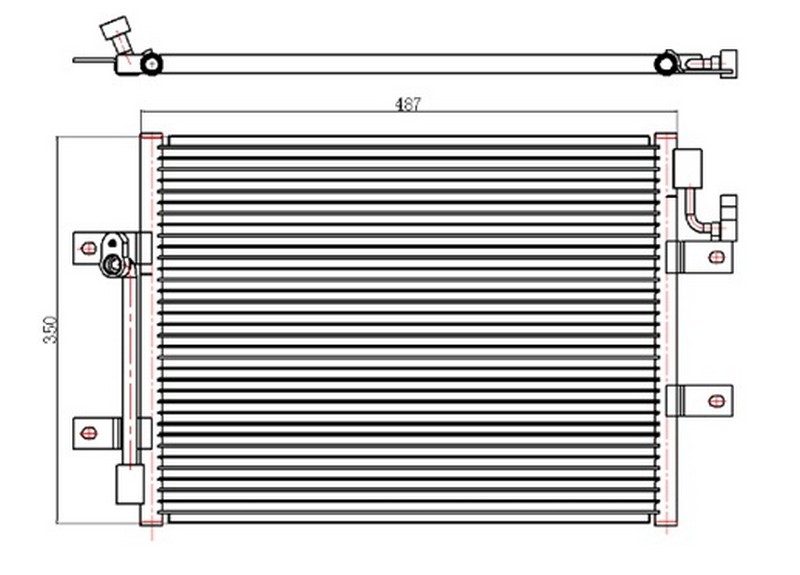 ORIS CFI816016 Klima Kondenseri Albea 1.3jtd 450x350x16