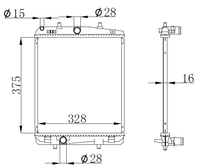 PSA-1330.P3 Ne Radyator