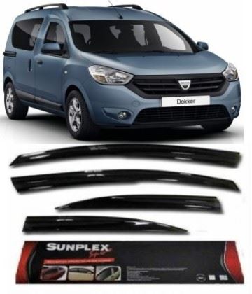 SUNPLEX SP-S-53 Cam Rüzgarliği Dacia Dokker 13-21 Sport Style Minivan 2 Pc