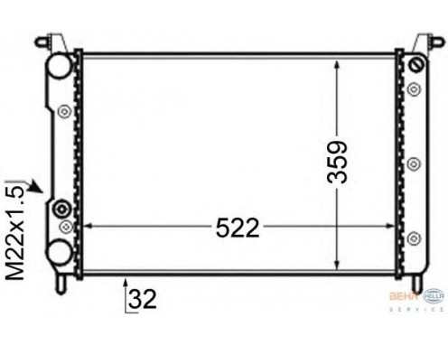 FIAT 46449104 Su Radyatoru  Palio