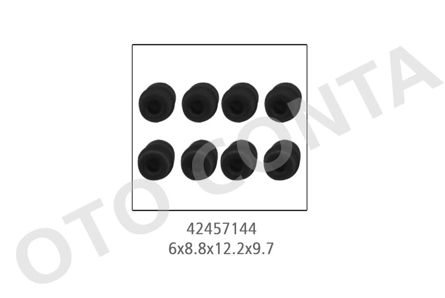 OTOCONTA 42457144 Subap Keçesi P206-P307 2.0 Hdi Takim 8 Adet 6x8.8x12.2x9.7mm Dw10