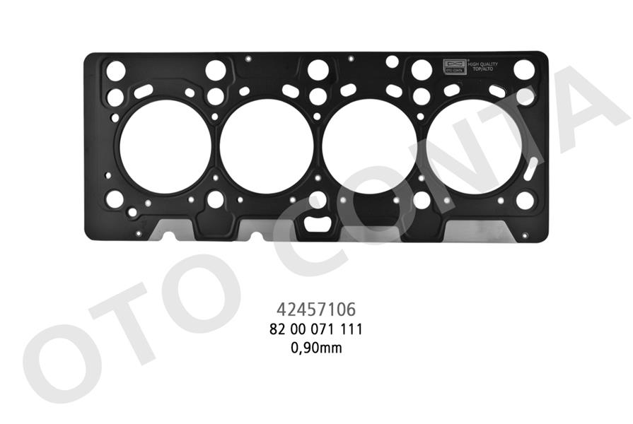 OTOCONTA 42457106 Skc 0.82mm Kalin Çok Katli Çelik Mls Clio-Kng-Mgn < 04 1.5 Dci K9k 700/702/704/710/722