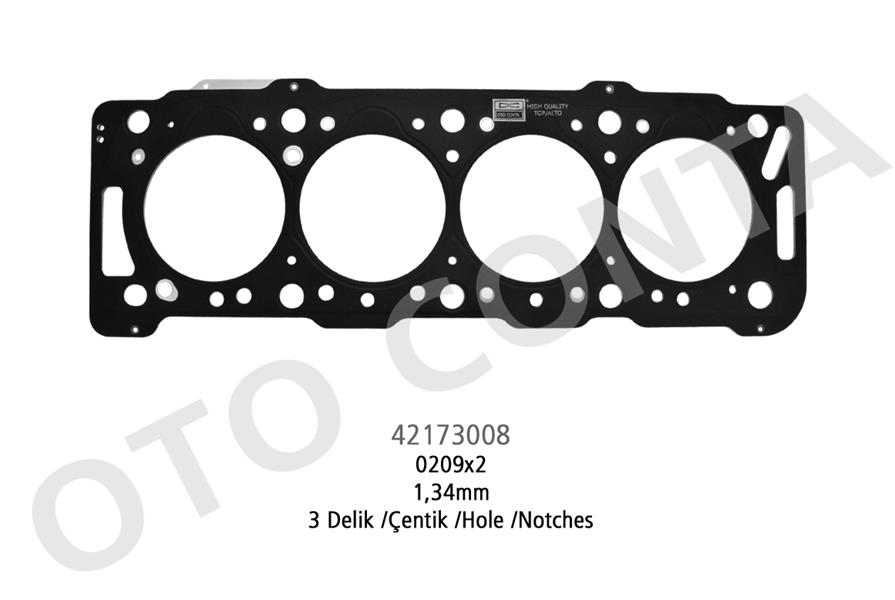 OTOCONTA 42173008 Skc 3 Delik 1.34m Çelik P206-P306-Partner-Berlingo 1.9 Dw8