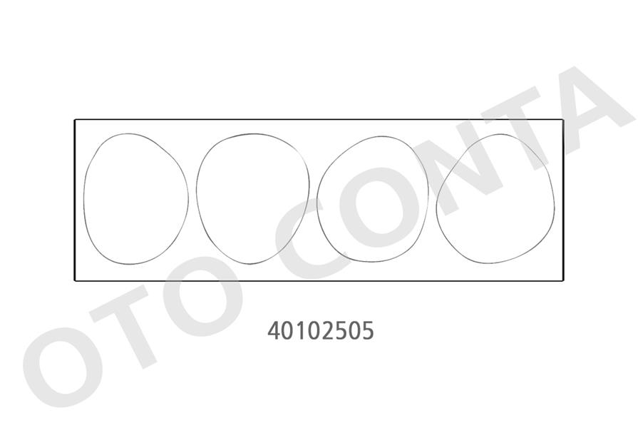 OTOCONTA 40102505 Mot.Gömlek Contasi Silikon Reno Tüm Modeller