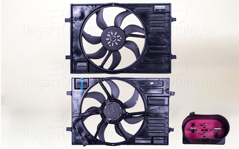 MGA-83633 Fan Motoru Davlumbaz 445 Mm 400w Vw Audi Seat Skoda