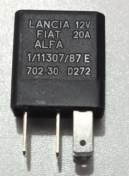 MTA 3615 0603010 Micro Röle 12v 20 Amper 4 Fişli Siyah