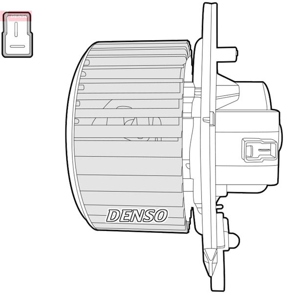 DENSO DEA12004 Cabin Blower Iveco Daily Iii 97-06