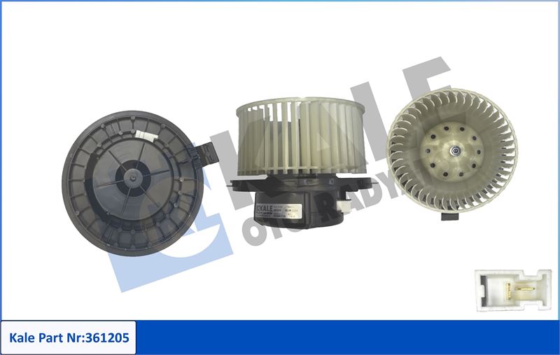 KLR-361205 Kalorifer Motoru Nissan Tiida 1.5dci 1.6 1.8 07 11 (12v)