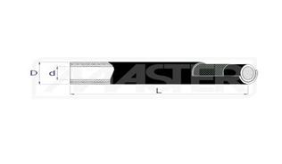 MASTER 2243 İçten Örgülü Benzin Yakit Hortumu 5 Mm X 11 Mm Nbr