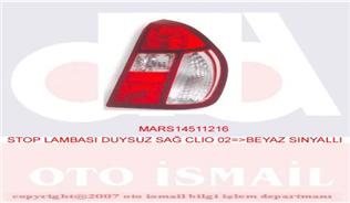 MARS 511216 Stop Lambasi Duysuz Sağ Clio 02 >Beyaz Sinyalli
