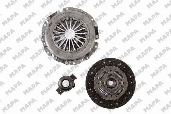 GVA 1629006 Debriyaj Seti Baski Disk Rulman Fiorino Linea Quat 1.3 Mtj 75hp