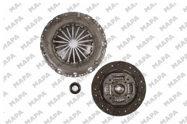 GVA 1645010 Debriyaj Seti Partner-Berlingo-C3-Jumpy-C4-Xsara-207-307-308-Expert 1.6 Hdi 16v 11/04> Dv6bted4
