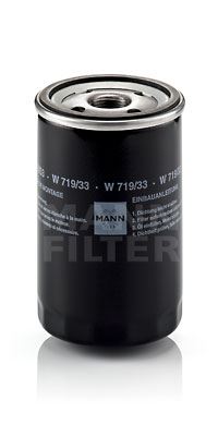 MANN W719.33 Yağ Filtresi Rover 75 20v6 99-05 2.5v6 99-06 Mg Zt 160 180 190 Zs 180