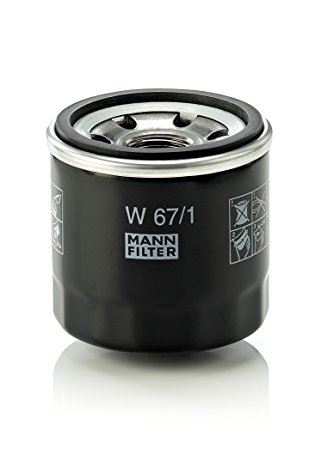 MANN W67 Yag Filtresi Mitsubishi Colt Vi 1.1-1.3-1.5 04 > Colt Czc Cabriolet 1.5 06 > Smart Forfour 04 >