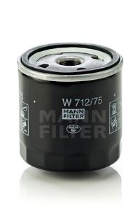 MANN W712.75 Yağ Filtresi Astra G 98-05 -Astra H-Combo 05>Corsa C 00>Vectra C 02>1.4-1.6-1.8-2.0t W712/22