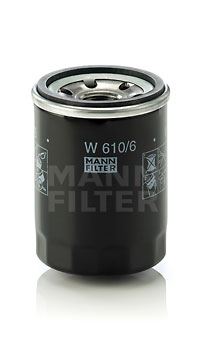 MANN W610.6 Yağ Filtresi Honda Accord 2.0l 2.4l K20a K24a R20a3 F20z1 94-> / Civic 1.4l 1.5l 1.6l D14a D15a D15b B16 D16 Si R16a2 88-15 / City 1.4l L13a L13z 05-> / Type-R 2.0l K20 01-05 / Hr-V 1.6l D16w1 99-07 /