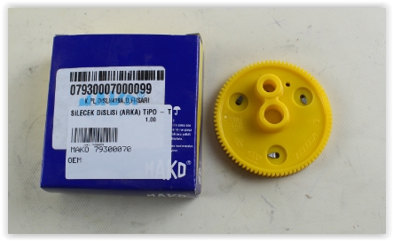 MAKO 79300070 Silecek Dişlisi Arka Tipo - Tmpr Sw - Uno