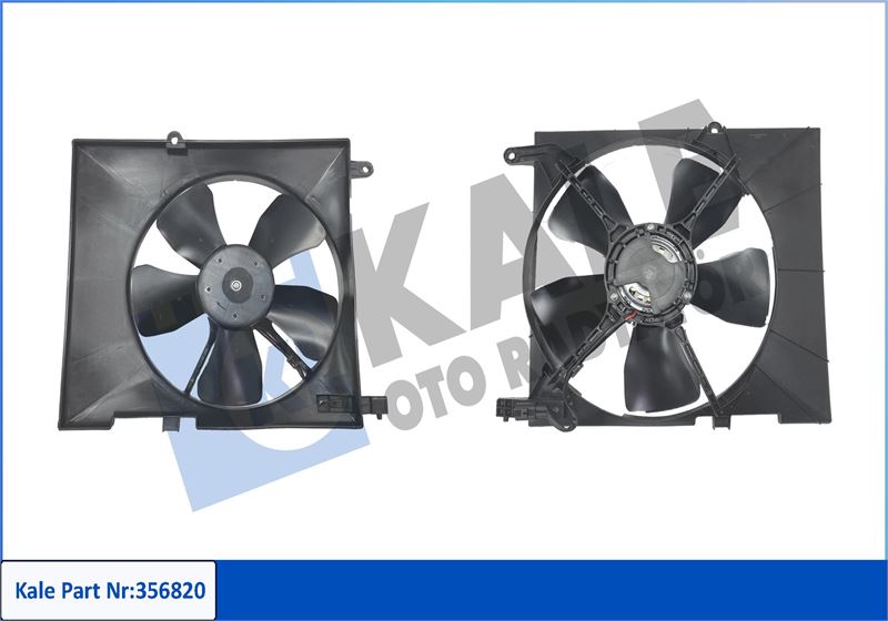 KLR-356820 Fan Motoru Davlumbazli 300w 12v (Chevrolet Aveo , Kalos - Daewoo Kalos 1.4 02 / )