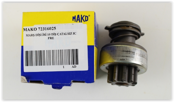 MAKO 72316025 Marş Dişlisi 10 Diş Çatalsiz Ic Freze Tm30