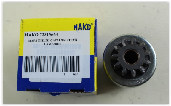 MAKO 72315664 Marş Dişlisi Çatalsiz Steyr Lamborghini-Pancar Motor