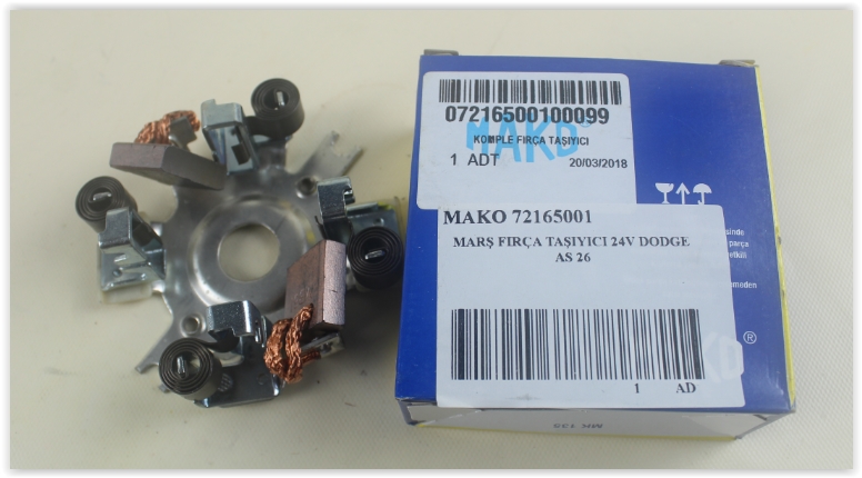 MAKO 72165001 Marş Firça Taşiyici 24v Dodge As 26.200-Cargo