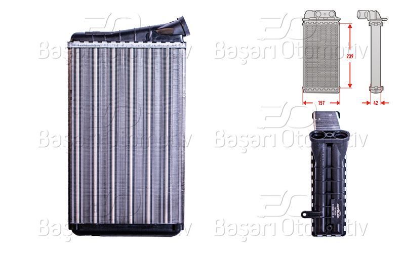 HLL-8FH 366 335-061 Kalorifer Radyatoru Omega B (V94)/20 (Mekanik)