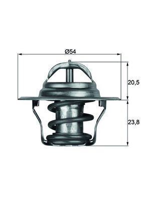 MAHLE TX14.87D Termostat Bora-Caddy-Golf-Passat-Polo-T5-Sharan-Octavia-Fabia-Toledo-Ibiza-Cordoba-A3-A4-A6-Tt 87c