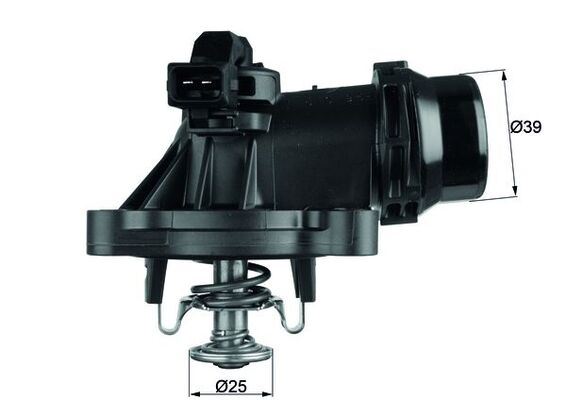 GMB GTMS-068A Termostat Komple  E46-E81-E82-E87-E88-E90-E91-E92-E93-E60-X1 E84-X3 E83-Z4 E85