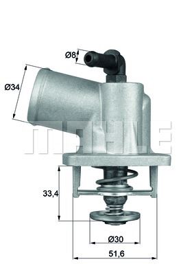 ERA 350010A Termostat Komple Astra G-Corsa B-Tigra-Zafira 1.4-1.4 16v-1.6-1.6 16v 92c