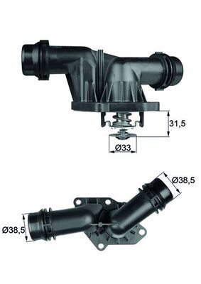 MAHLE TI2585 Termostat 85 Bmw M47 E46 E39